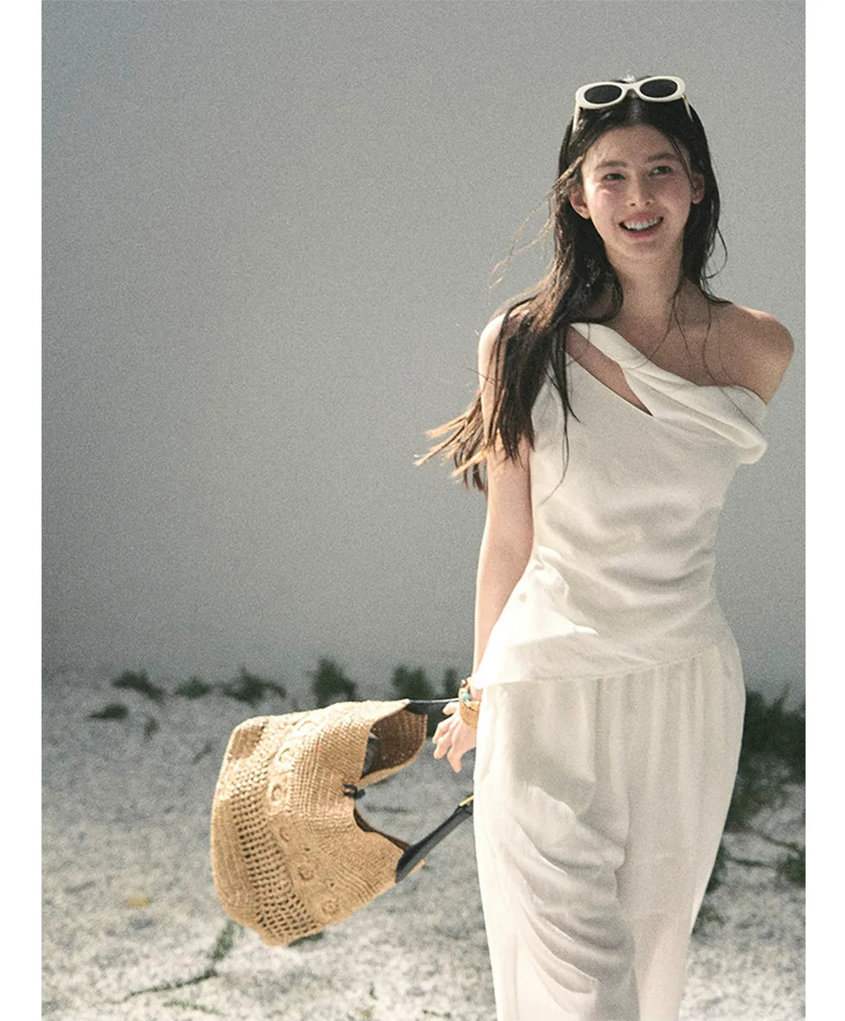 Textured Slouchy Wide-Leg Set