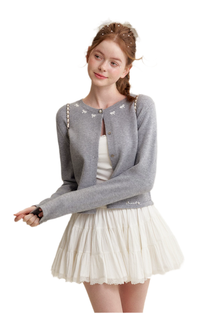Romantic Lace Puff Skirt