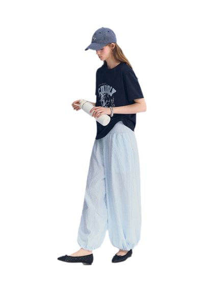 Cat Print Relaxed T-Shirt