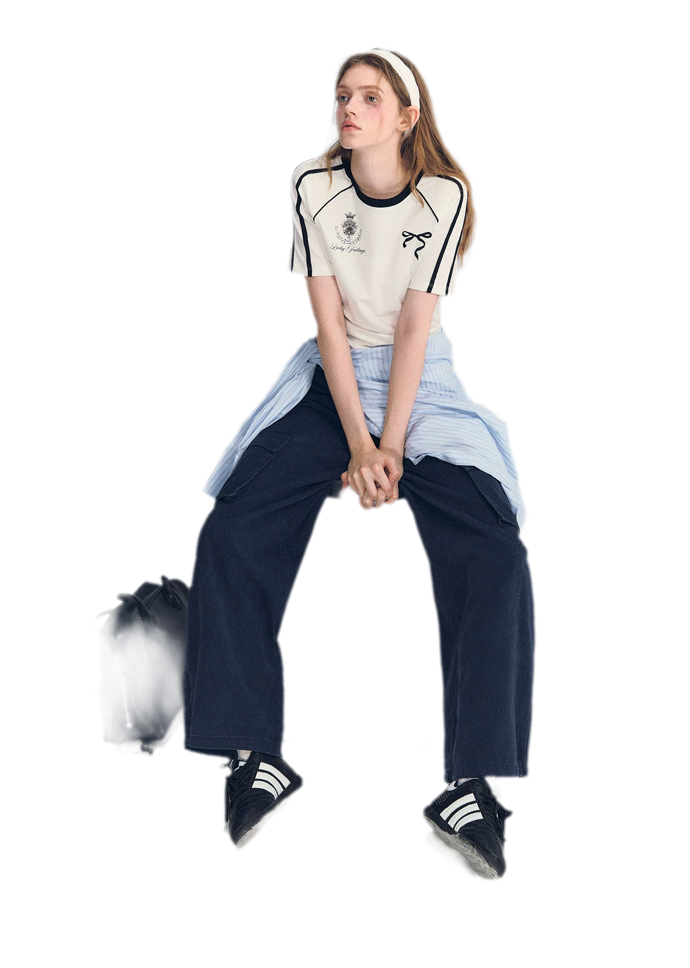 Embroidered Crop T-shirt