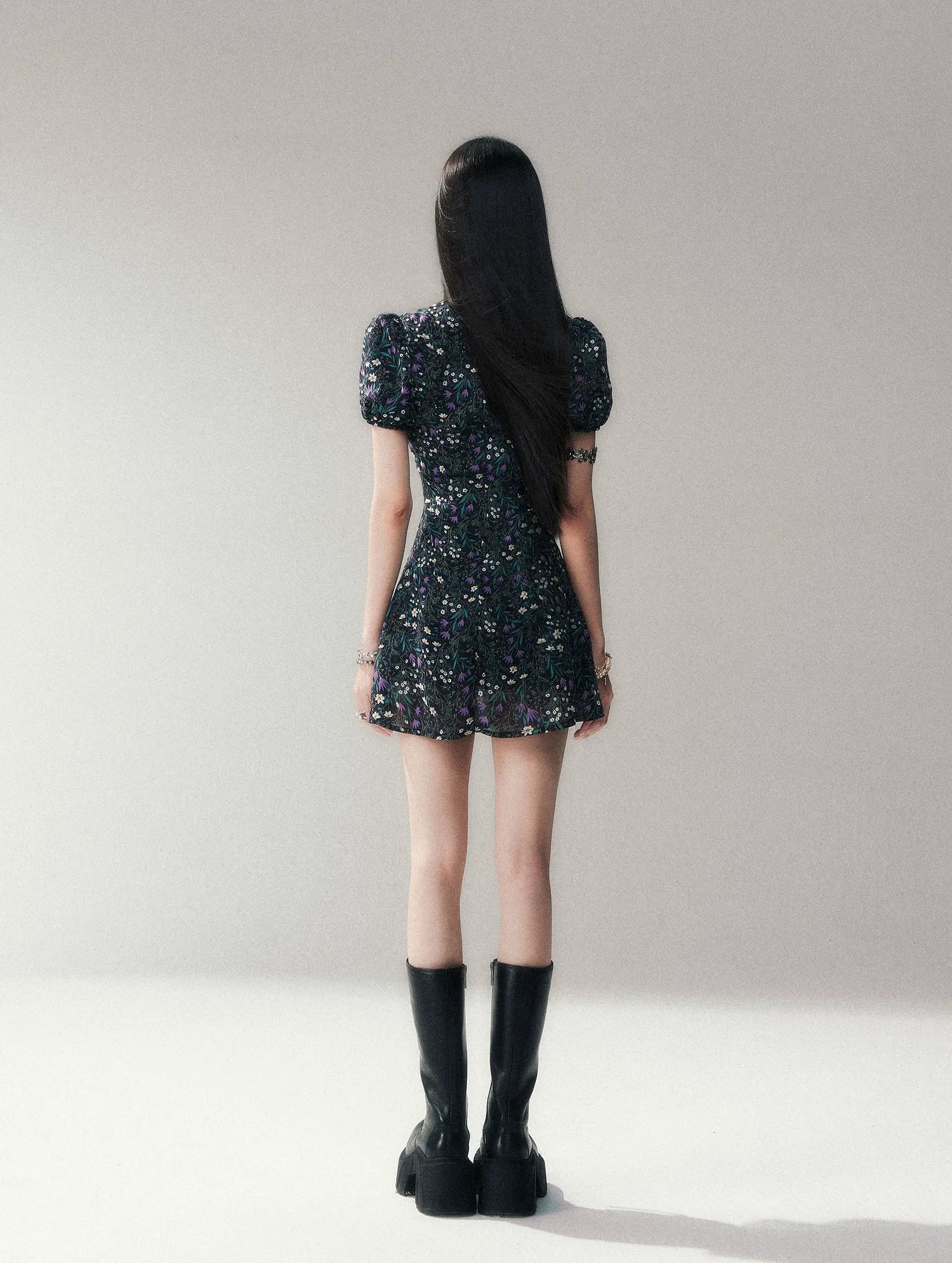 Ink Lily Vintage Mini dress