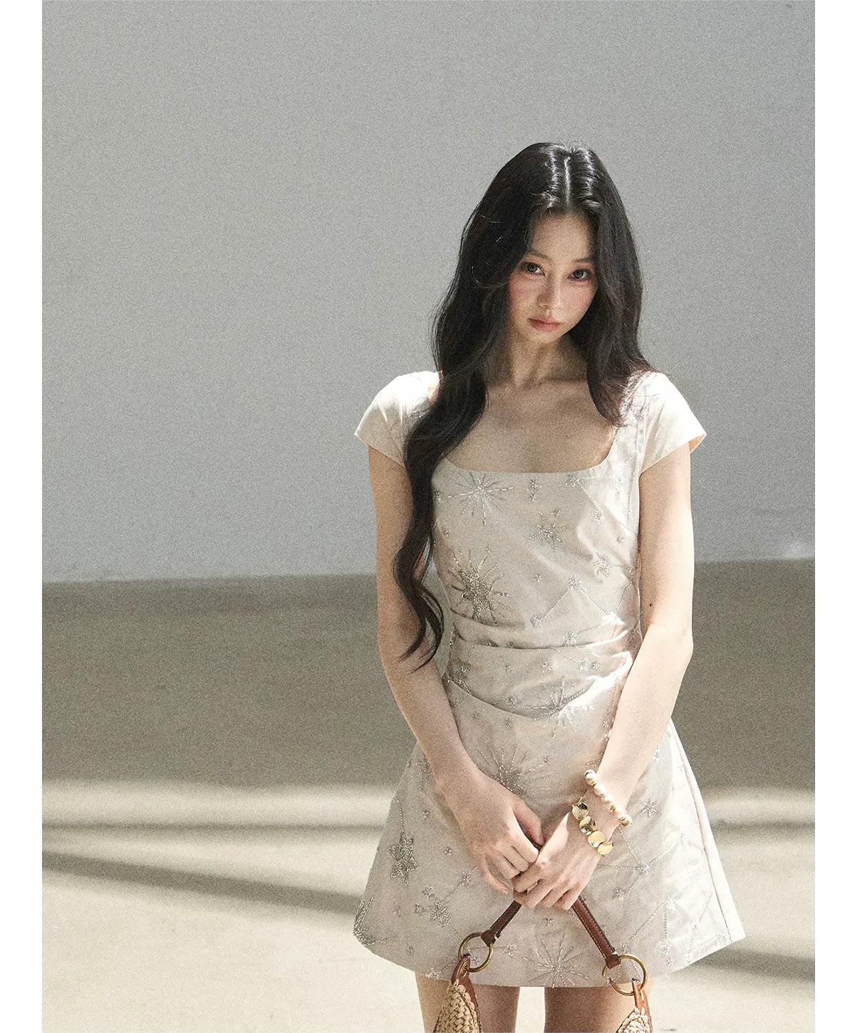 Twill Waist Bead Dress