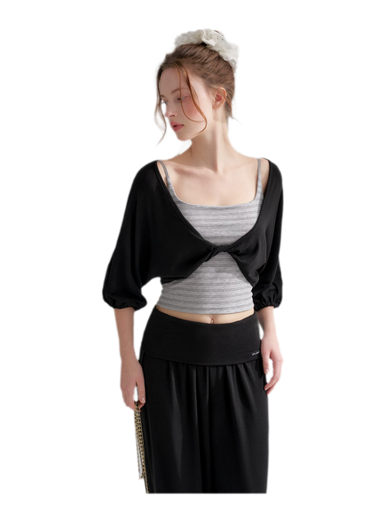 Lantern Sleeve Knit Set
