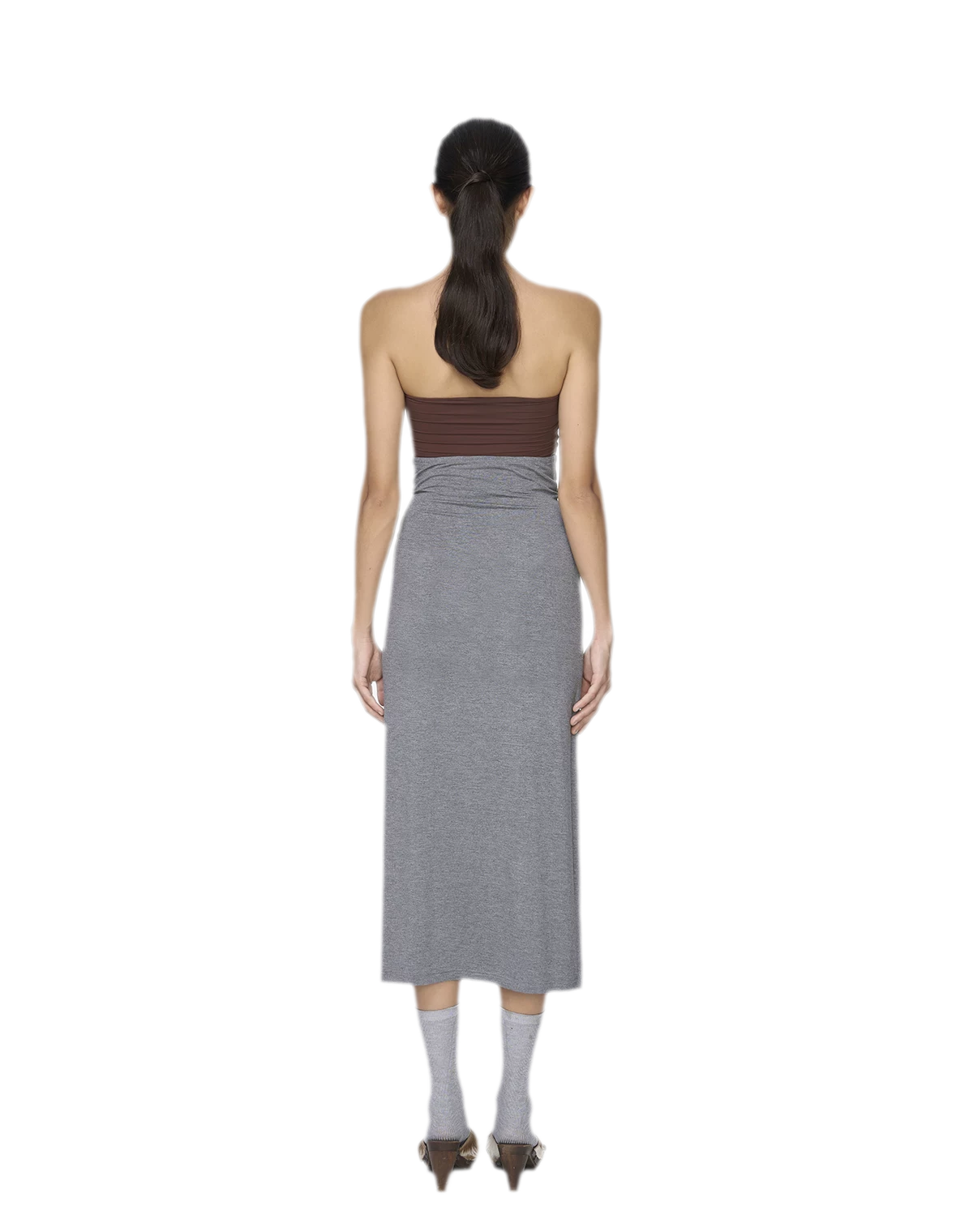 Straight Tube Midi Dress