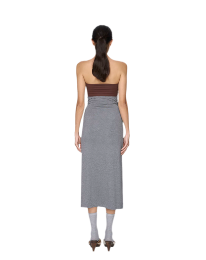 Straight Tube Midi Dress