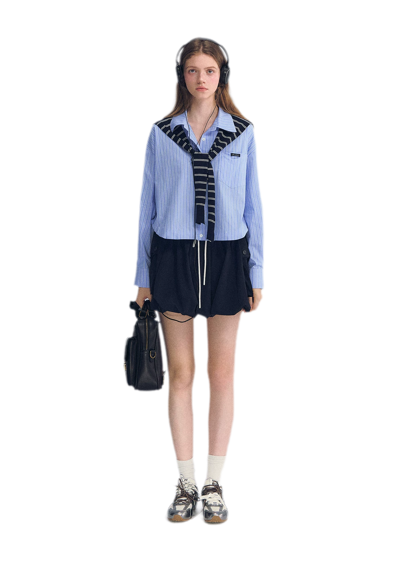 Half-Zip Drawstring Jacket