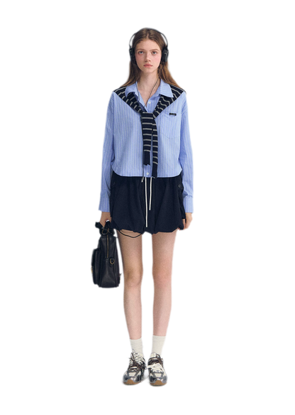 Half-Zip Drawstring Jacket