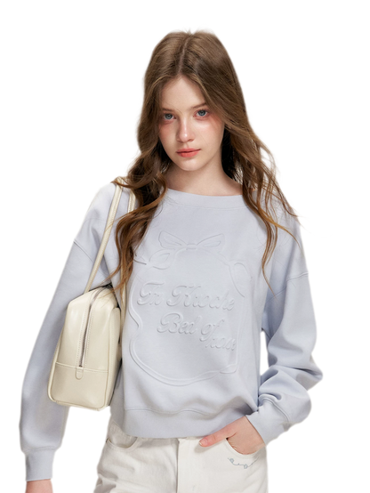 Modal Embossed Sweatshirt