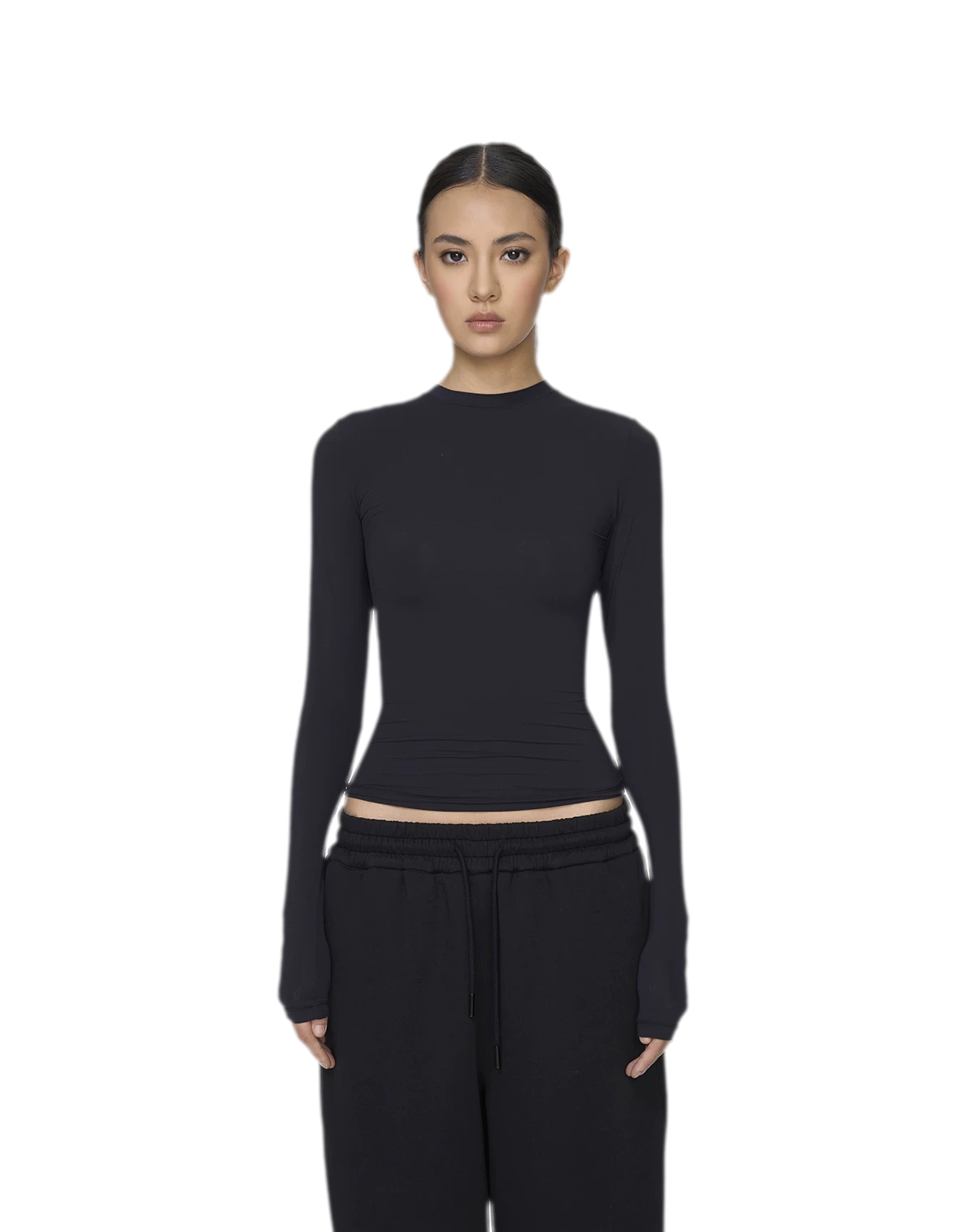 Sheer Sculpting Long Sleeve Top
