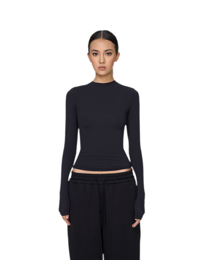 Sheer Sculpting Long Sleeve Top