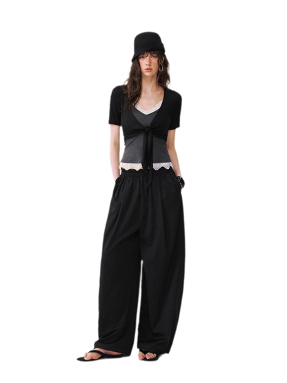 Breathable Relaxed Lantern Pants