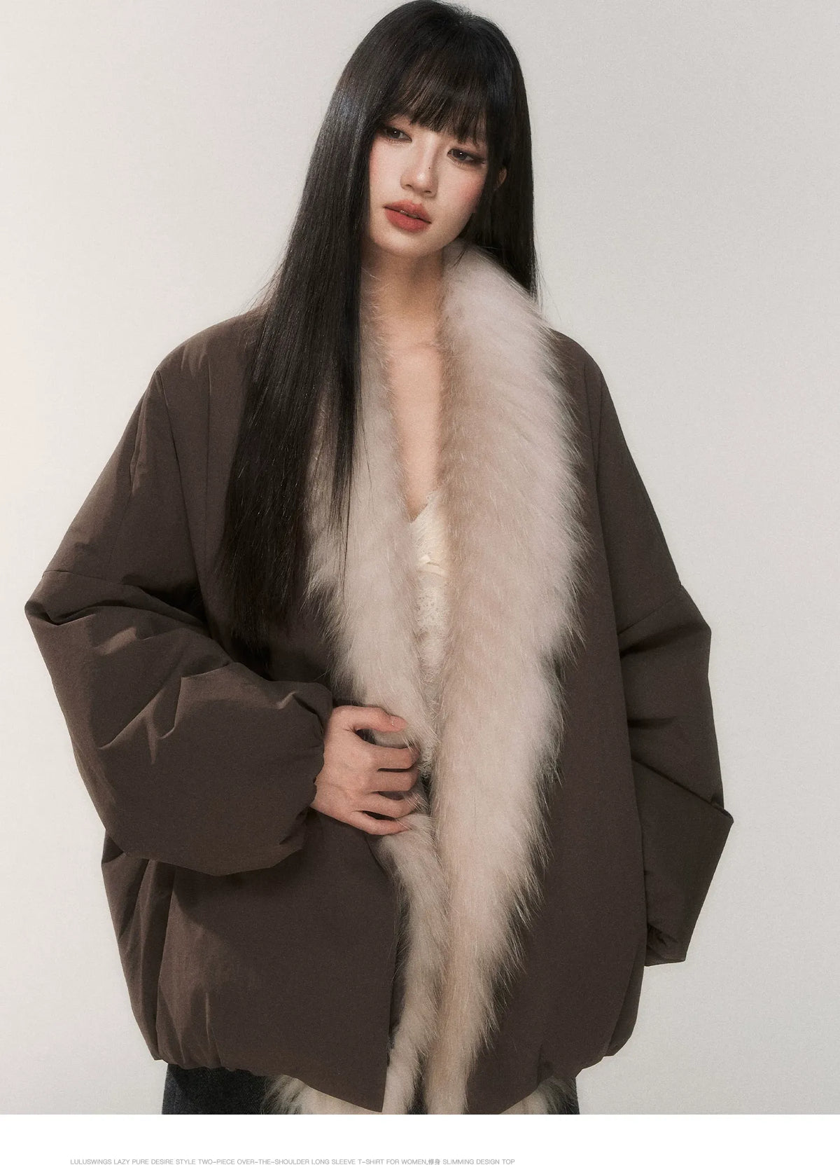 Fox Fur Goose Down Coat