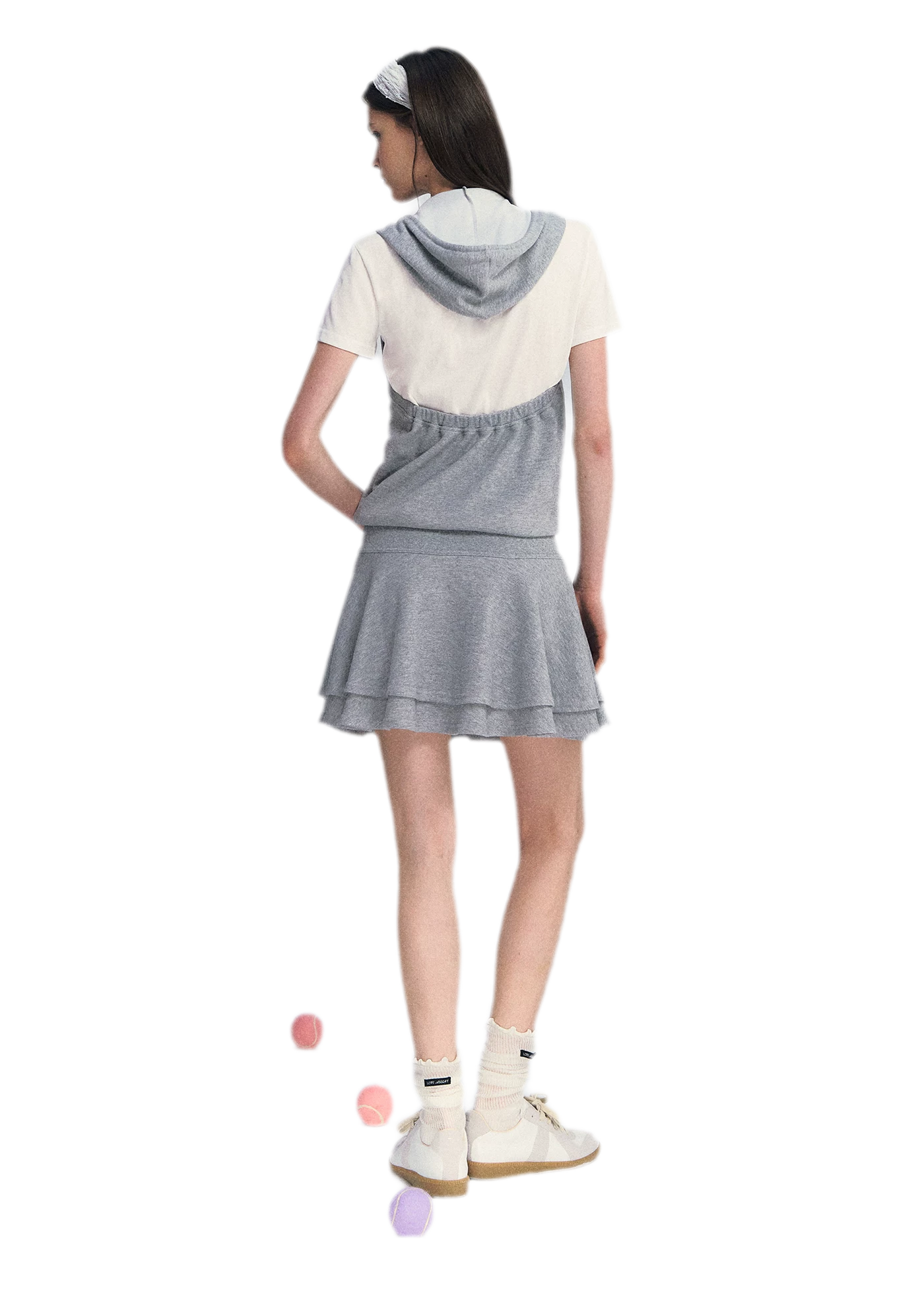 Hooded Romper Dress