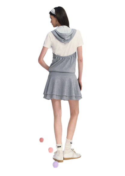 Hooded Romper Dress