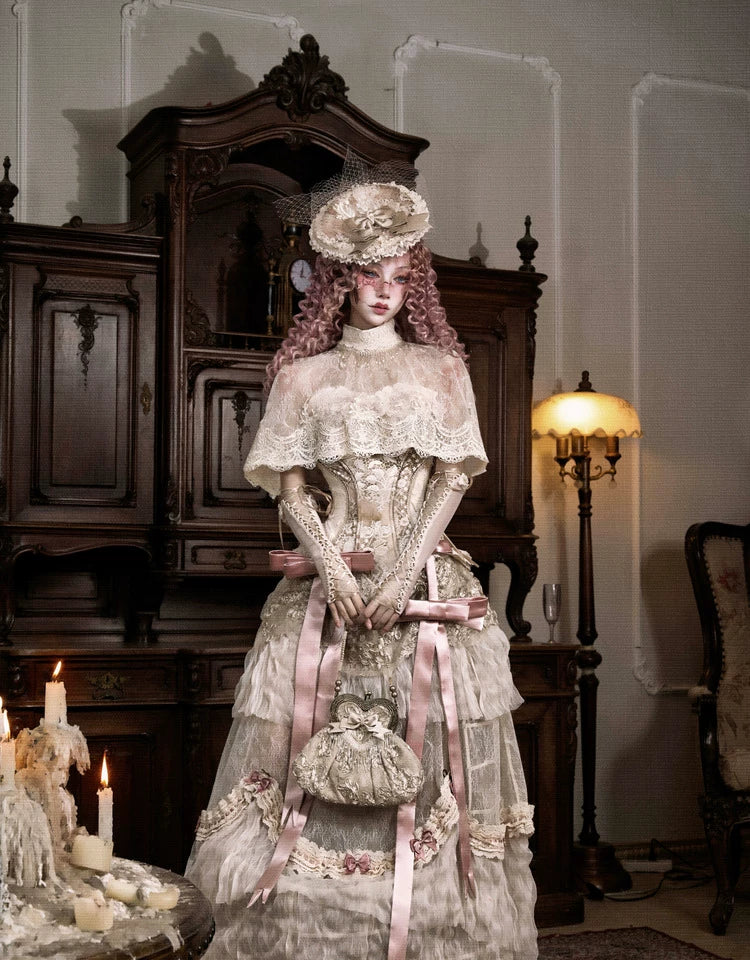 Lace Victorian Cape Top