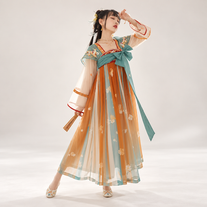 瑶遇见神鹿-王者荣耀联名 Jade Deer Encounter Embroidered Full-Length