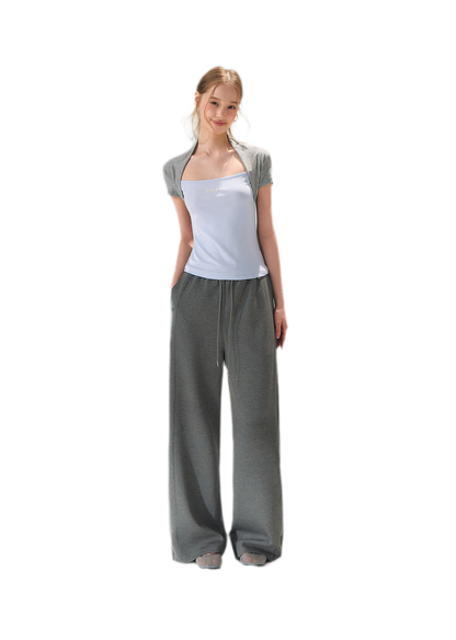 Colorblock Faux Two-Piece Tee