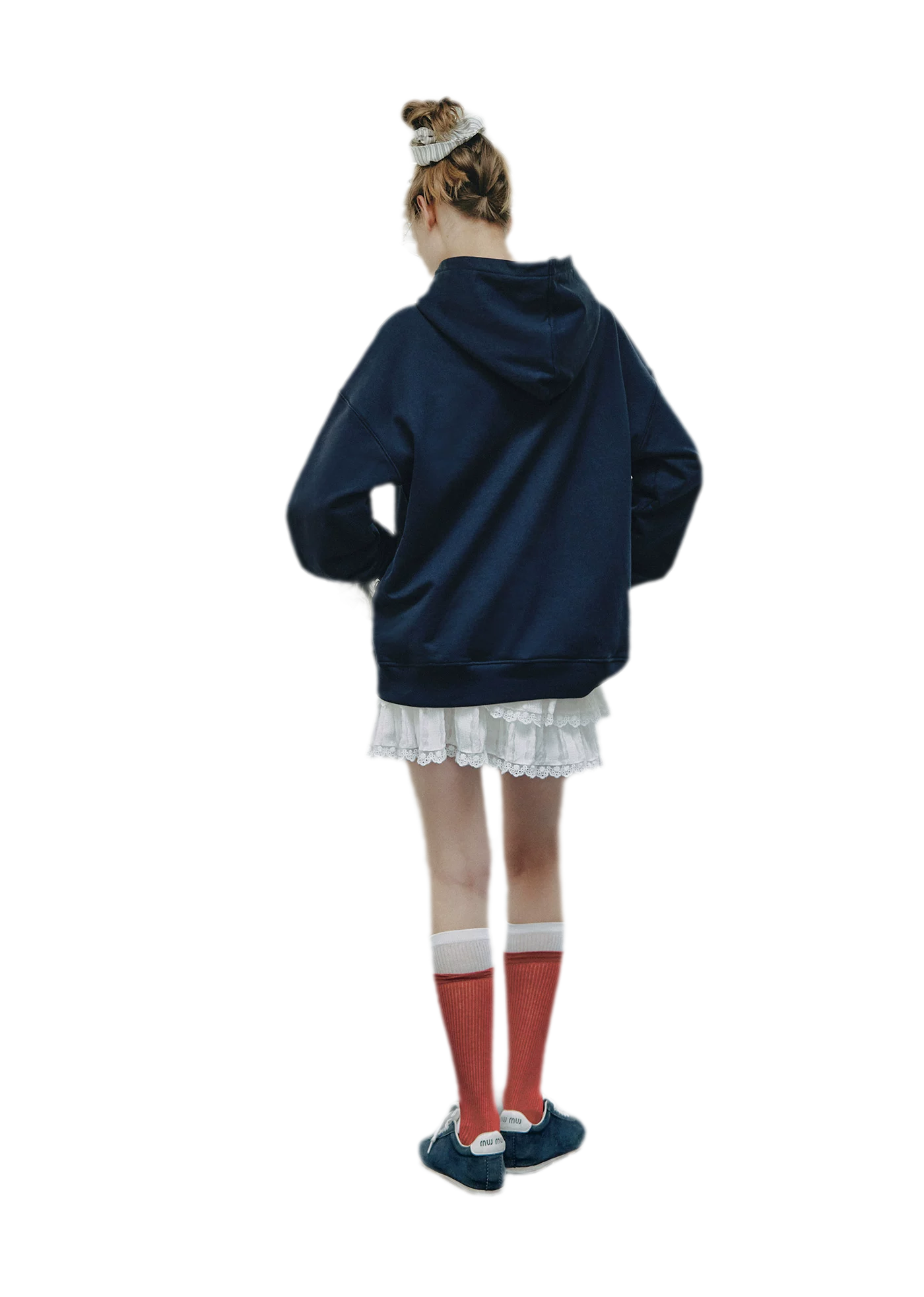Embroidered Cotton Hooded Sweatshirt
