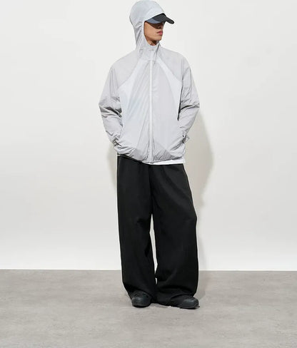 Lightweight Colorblock Hooded Jacket