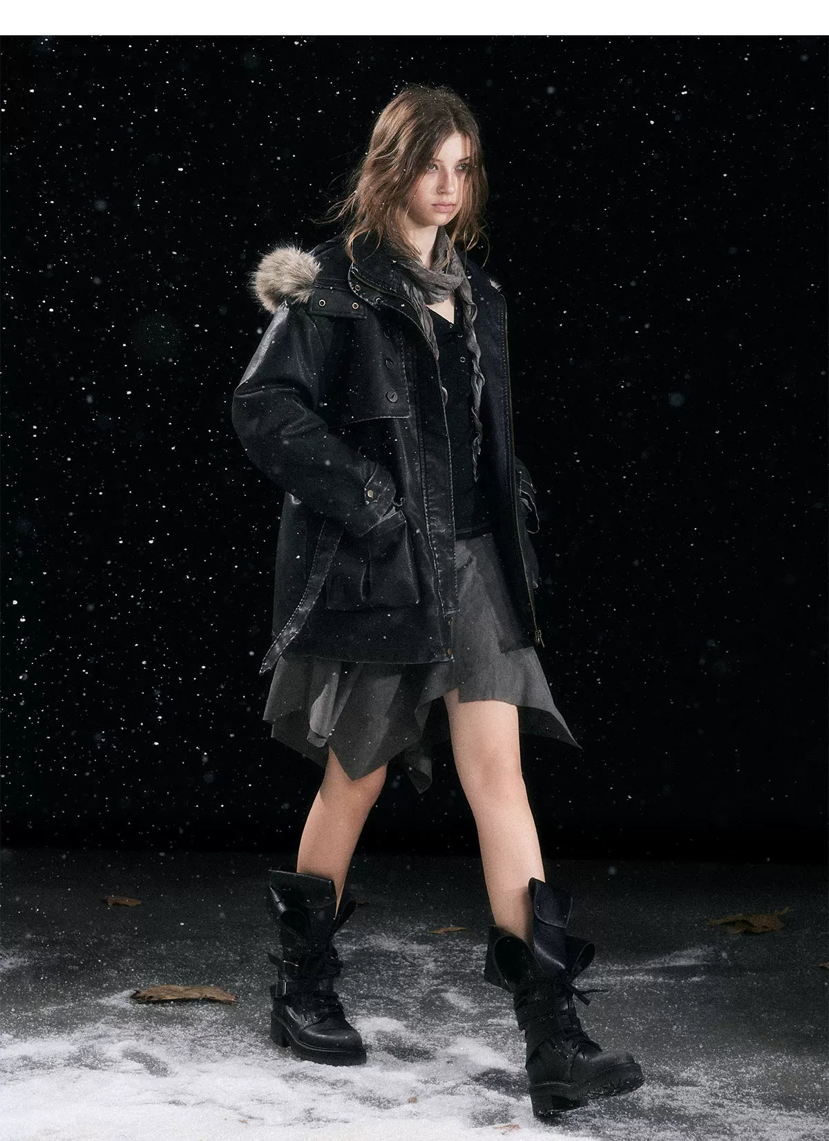 Punk Foldover Platform Boots