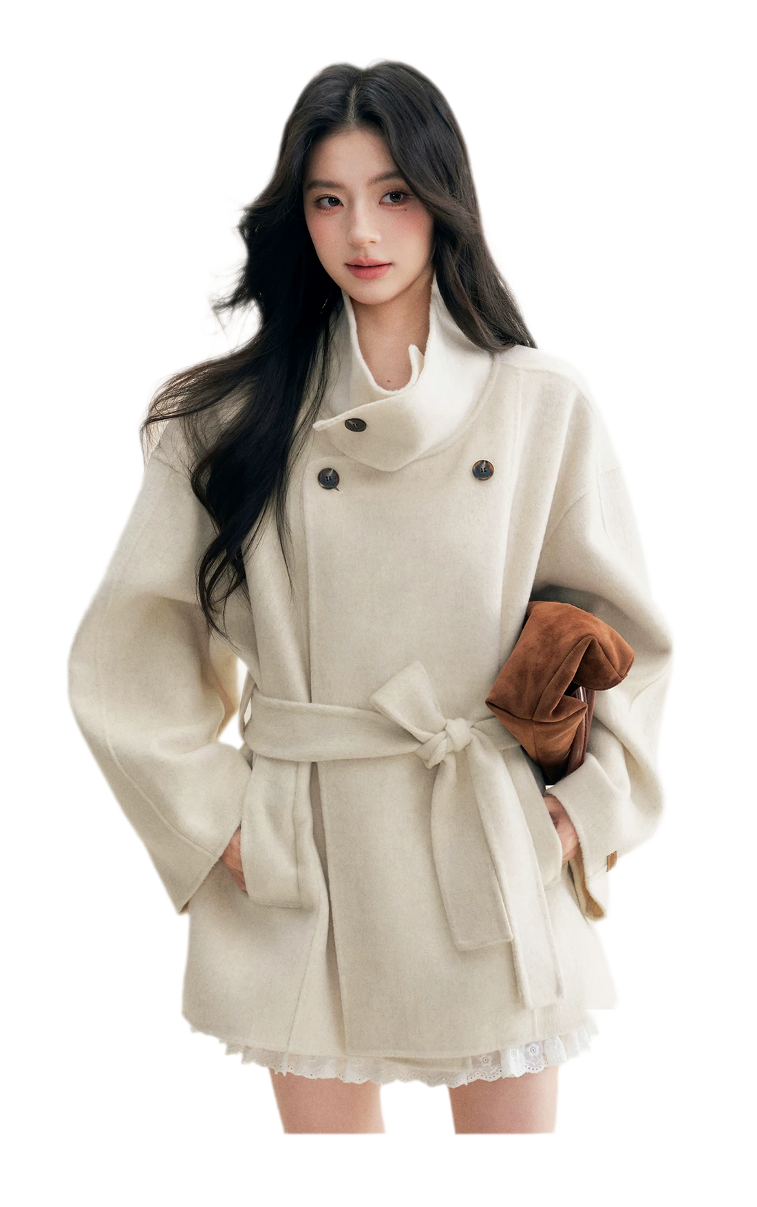 Kroche 70 Wool Stand Collar Coat – view 20