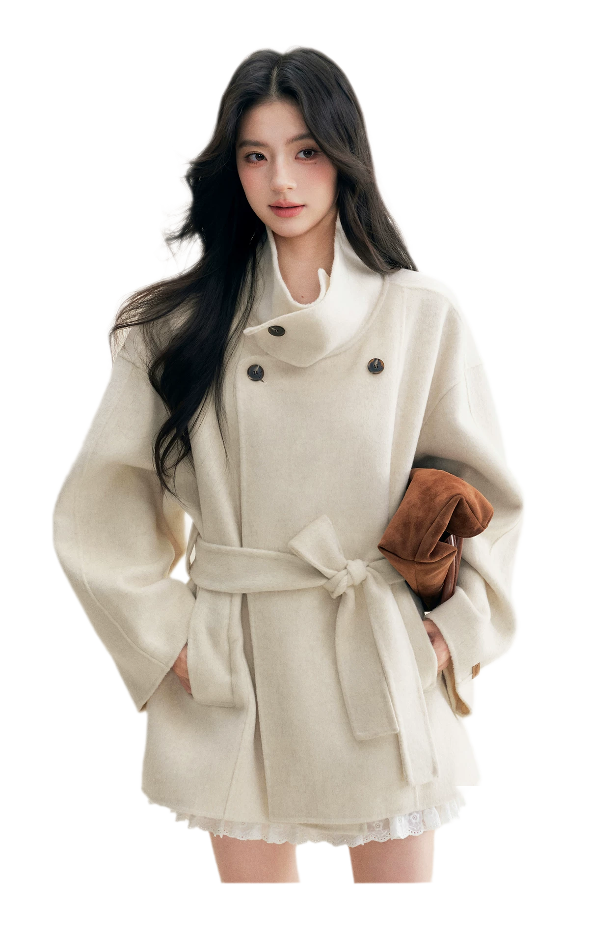70 Wool Stand Collar Coat