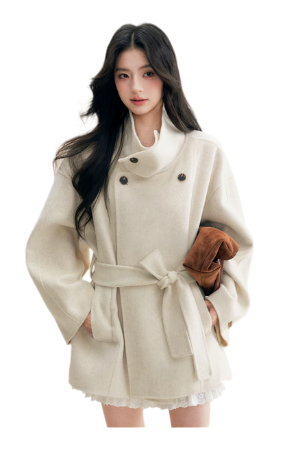 70 Wool Stand Collar Coat