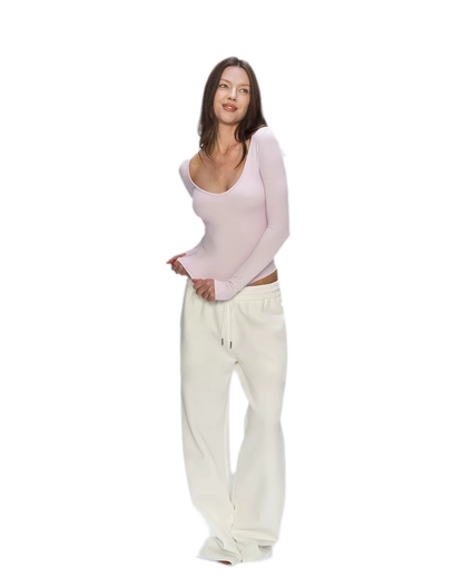 Bare-Feel V-Neck Top