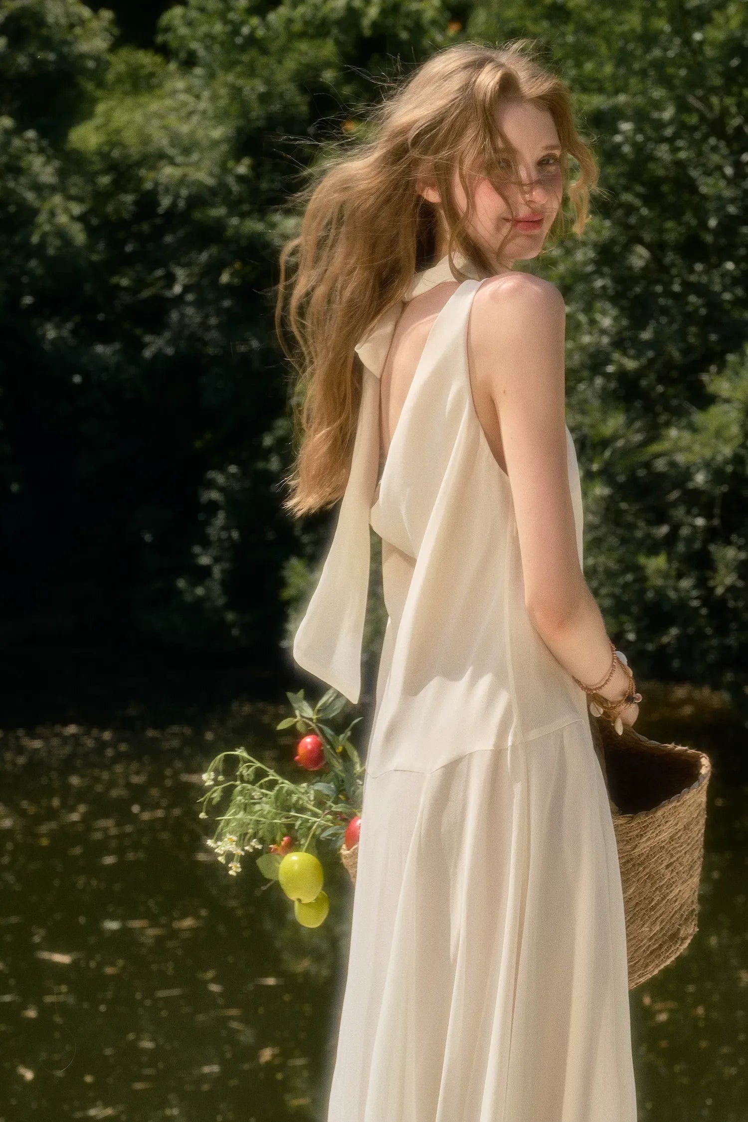 Bow Detail Sleeveless Dress