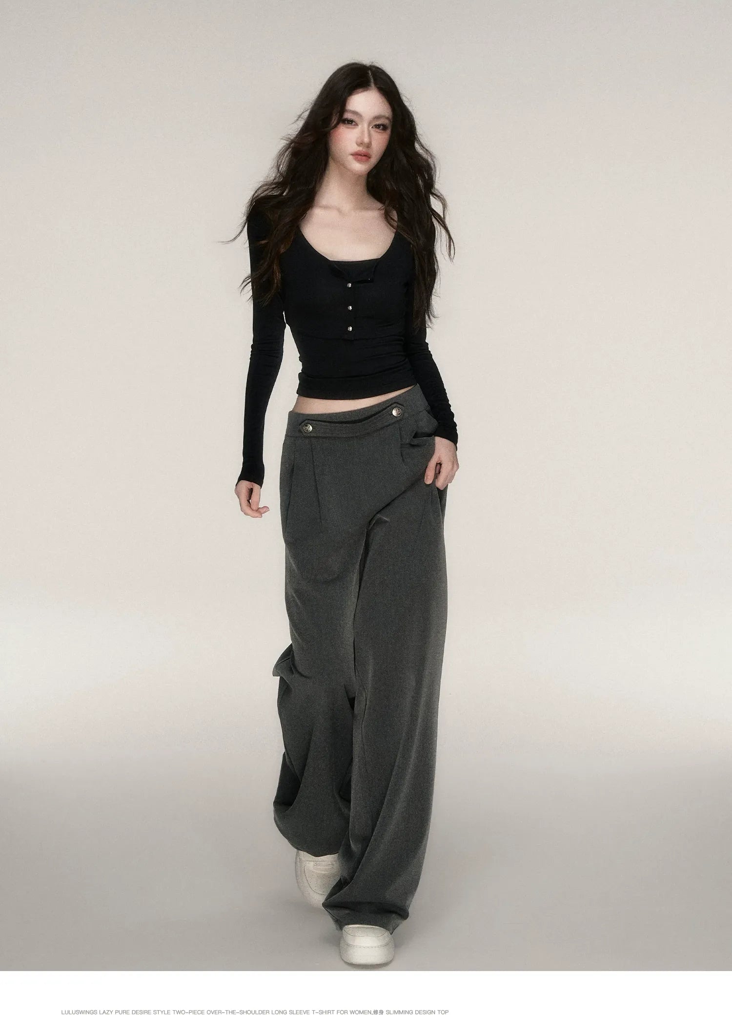 Napoleon Wide-Leg Suit Trousers