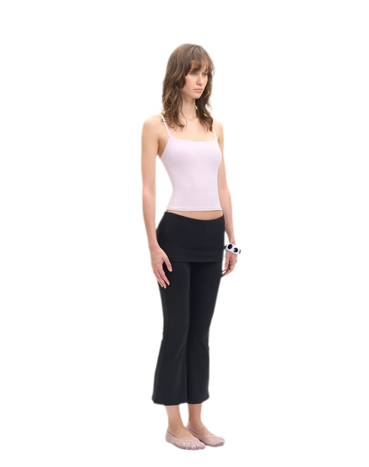 Capri Foldover Flare Pants