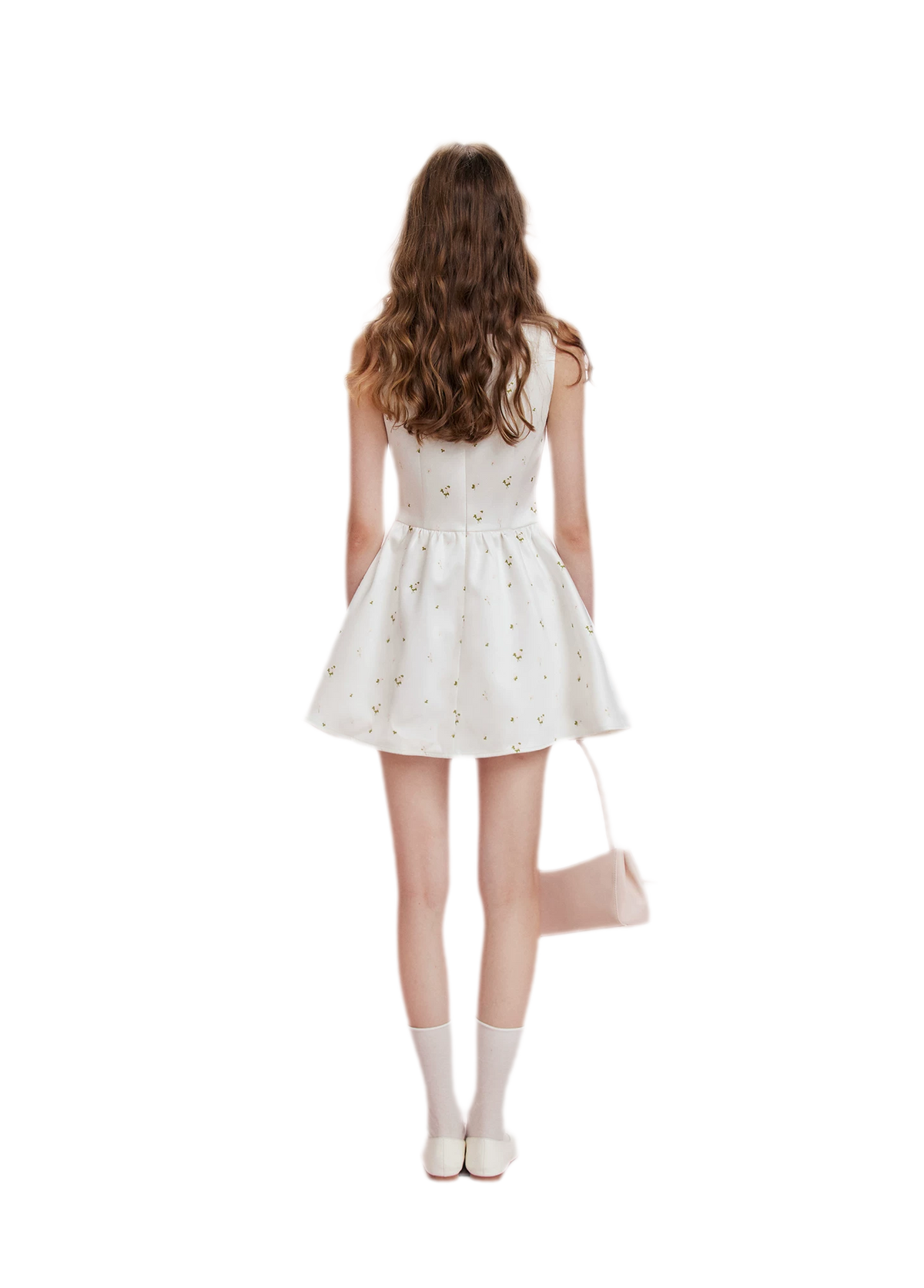 Lace Waist Satin Dress