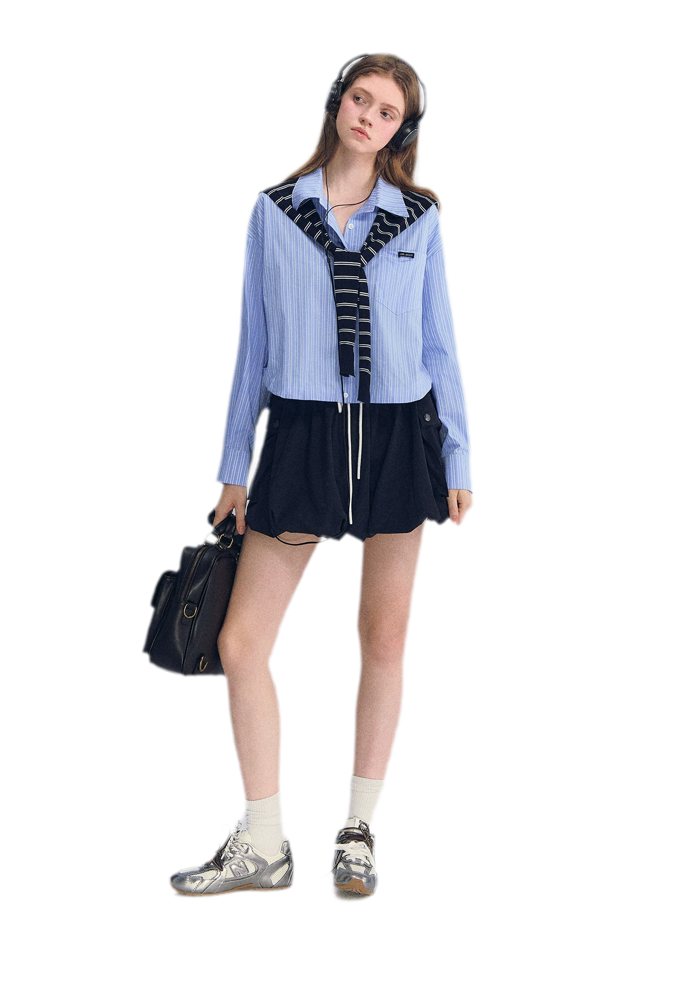 Half-Zip Drawstring Jacket