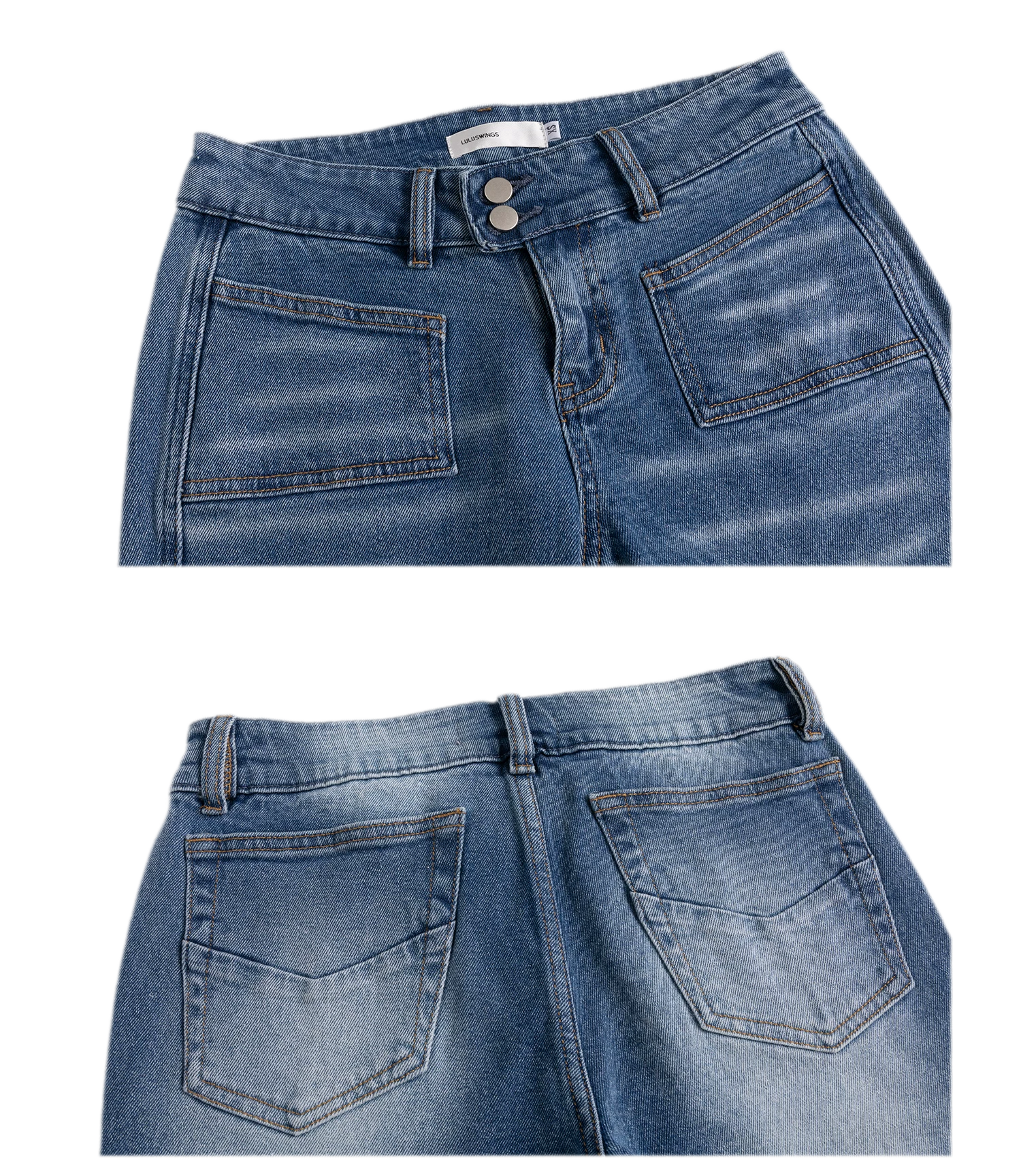 Low Rise Flare Jeans