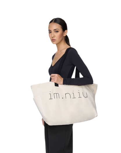 Canvas Elephant Tote Bag