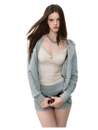 Hooded Knit Set