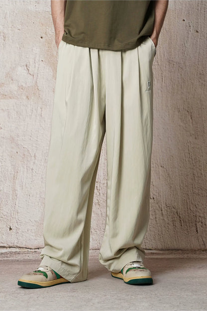 Relaxed Straight-Leg Trousers