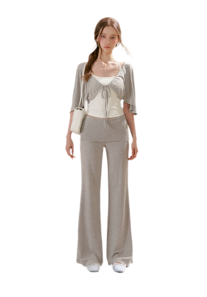 Sportique Knit Straight Pants