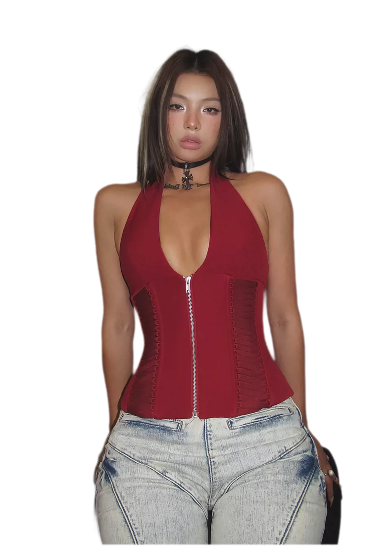 Corset Halter Bustier