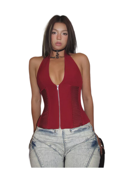 Corset Halter Bustier