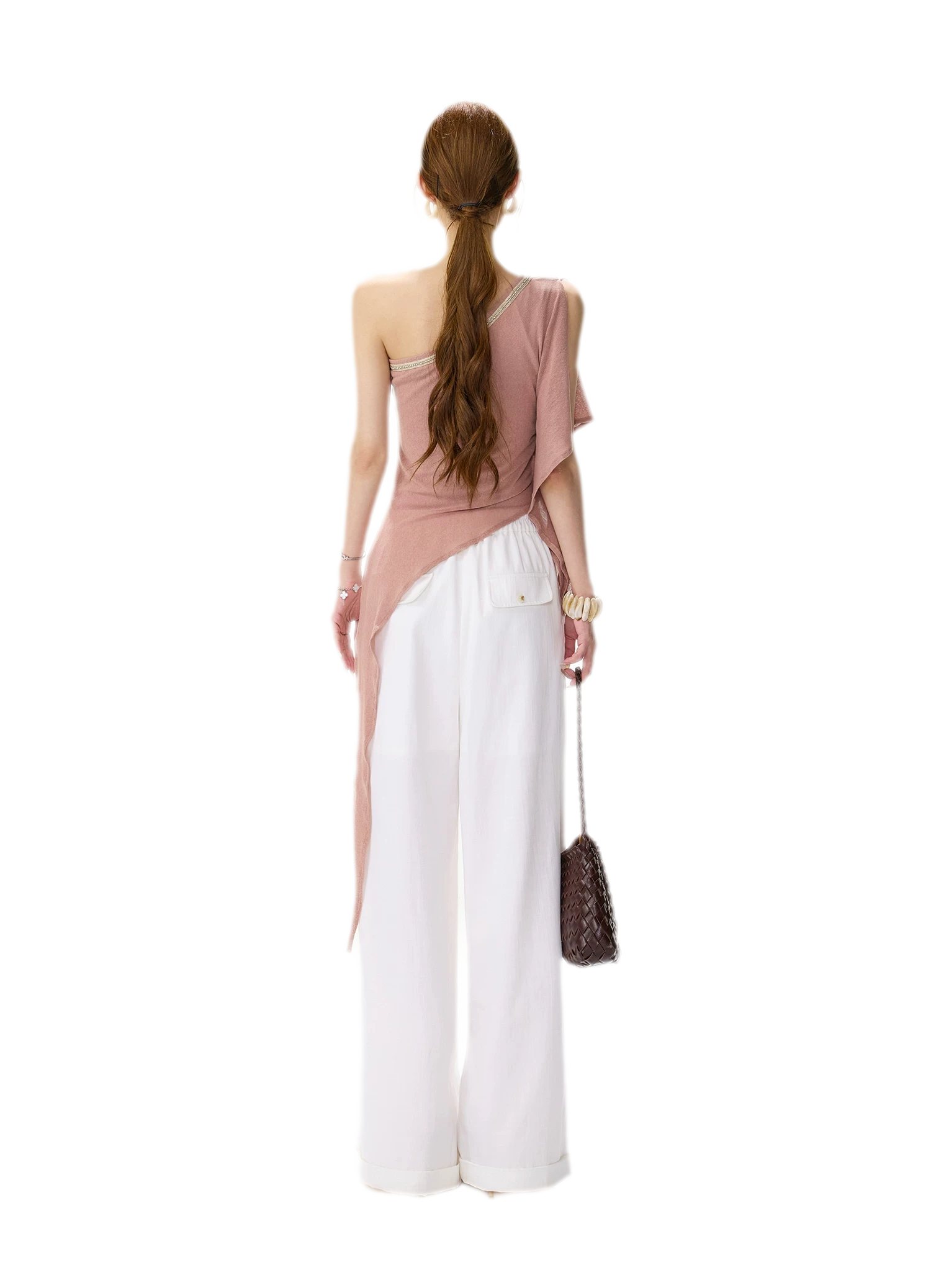 Rhinestone Shoulder Tee