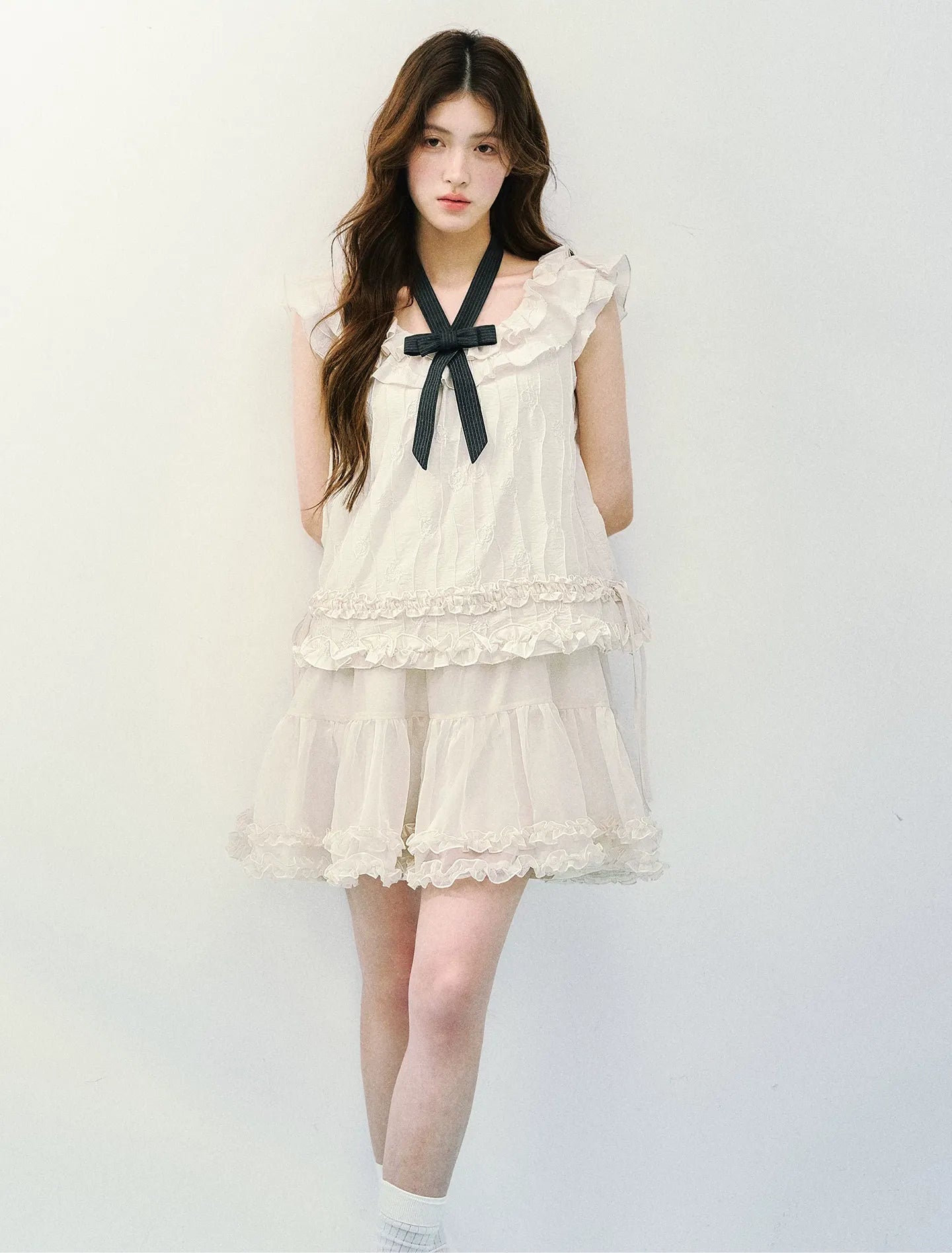 Ruffled A-Line Dress
