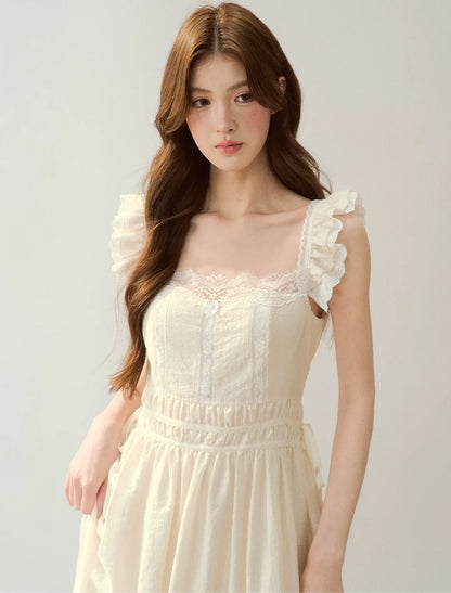 Lace Trim Slip Dress