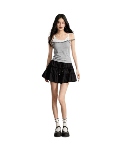 Lace Tie Skirt
