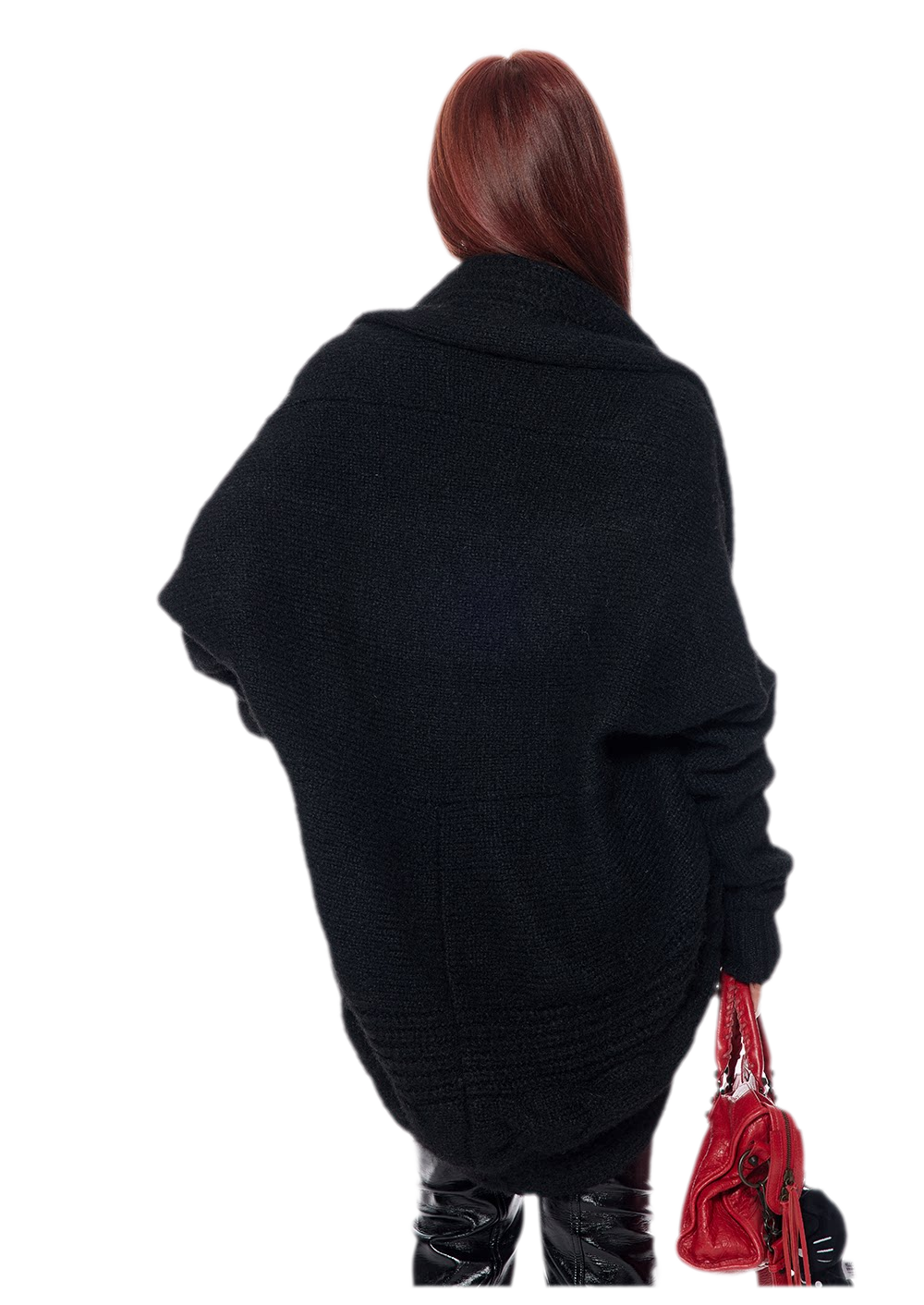 Oversized Shawl Knit Cardigan