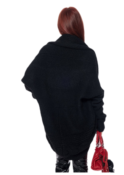Oversized Shawl Knit Cardigan