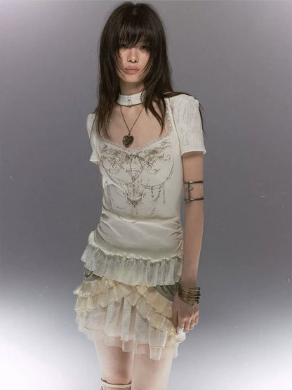 Butterbone Gothic Lace Top