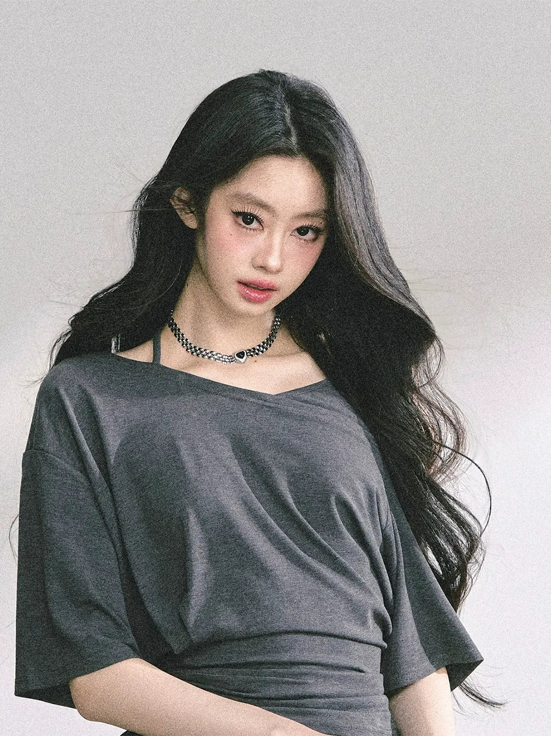 Asymmetric Beaded Off-Shoulder Top