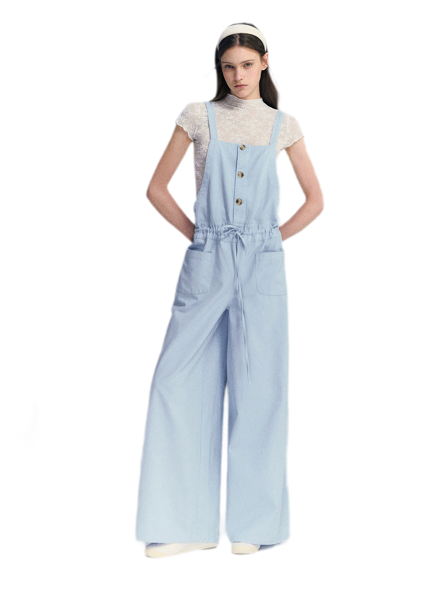 Drawstring Jumpsuit