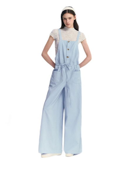 Drawstring Jumpsuit